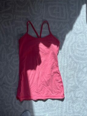 lululemon athletica Rose Pink Strappy Tank Top